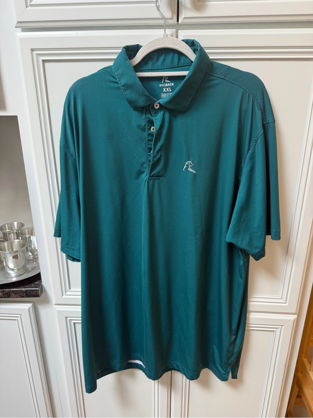 Rhoback Men’s Green Performance Polo